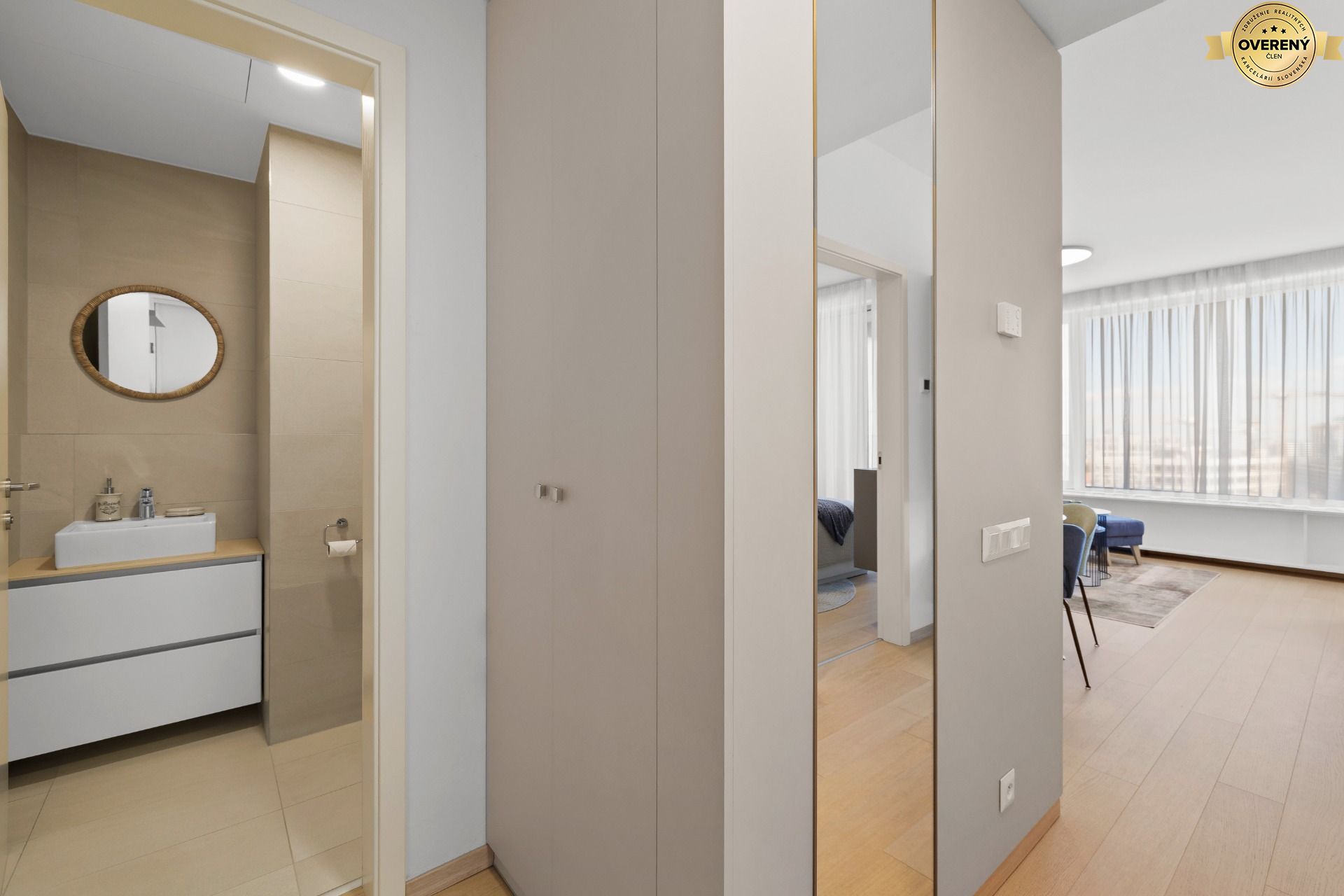 NUERA︱SKY PARK nadštandardný zariadený 2-izbový byt na 15. poschodí