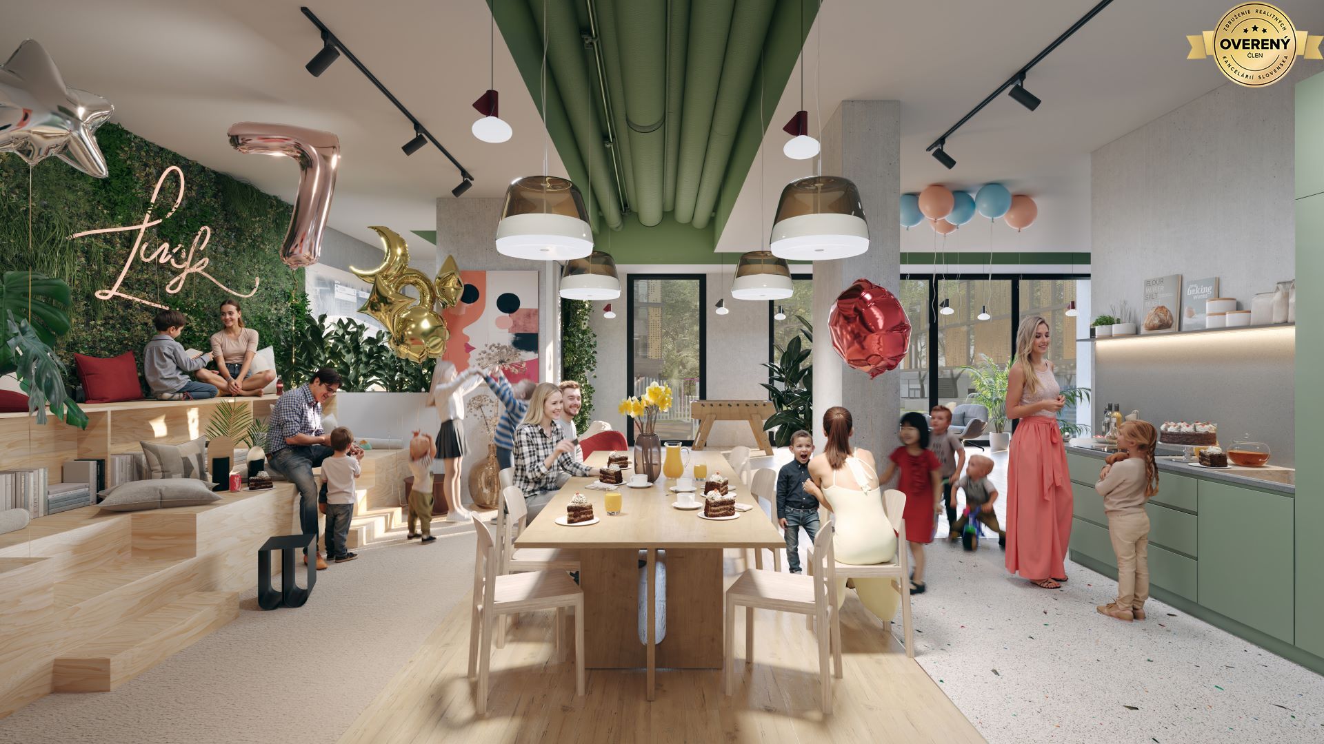 NUERA︱DOWNTOWN YARDS - 1,5i apartmán s výhľadom do vnútrobloku, Blok D