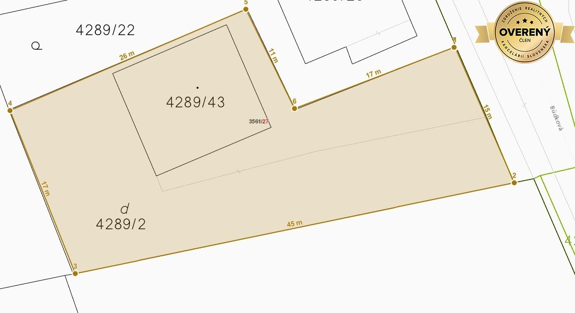NUERA | PREDAJ -Lukratívny pozemok so starším domom pri Horskom parku
