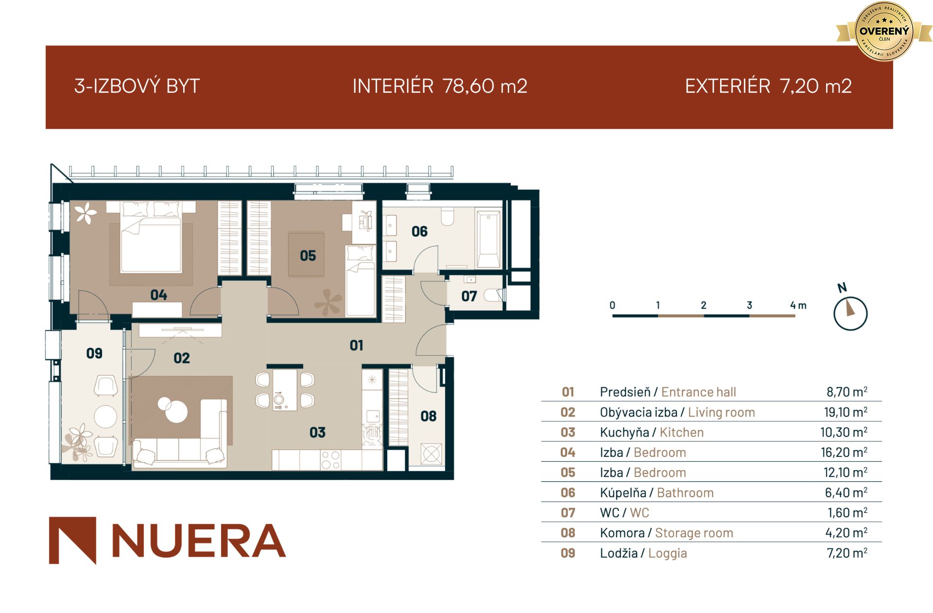 NUERA︱GANZ HOUSE - Exkluzívny 3-izbový byt v srdci Eurovea City