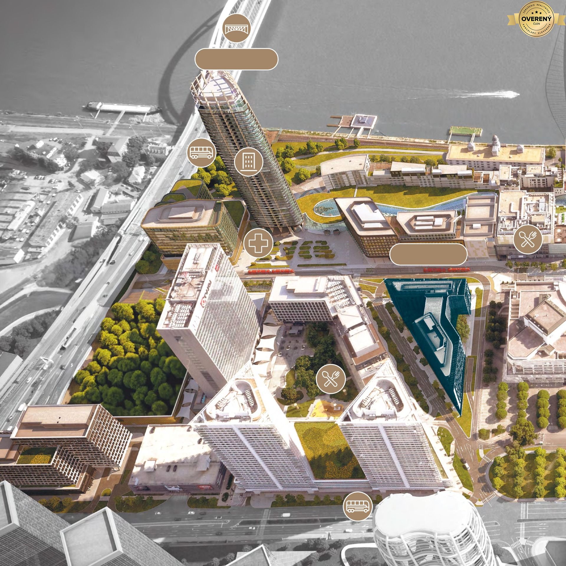 NUERA︱GANZ HOUSE - Exkluzívny 3-izbový byt v srdci Eurovea City